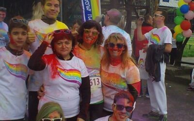 Duhový běh v Ostravě oblast Dolních Vítkovic